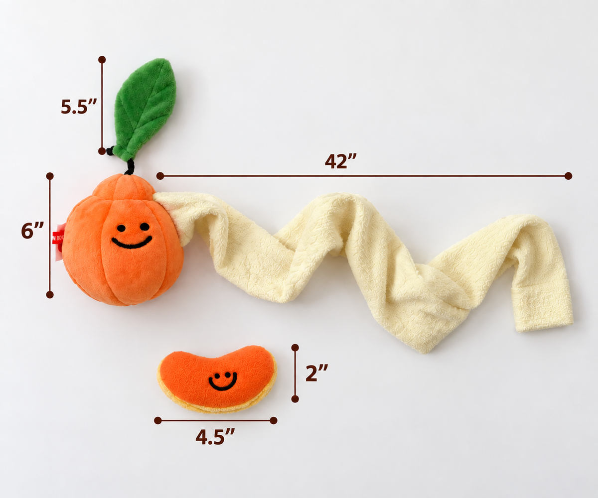 Orange Snuffle Toy