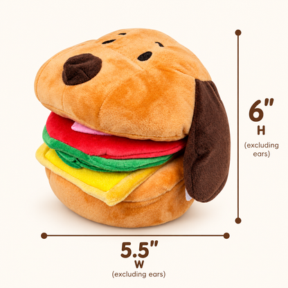 Hamburger Snuffle Toy