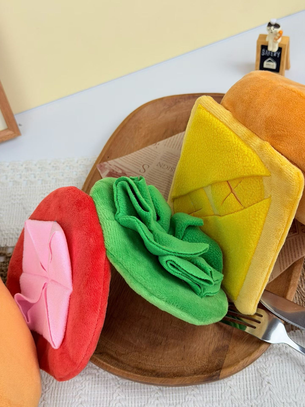 Hamburger Snuffle Toy