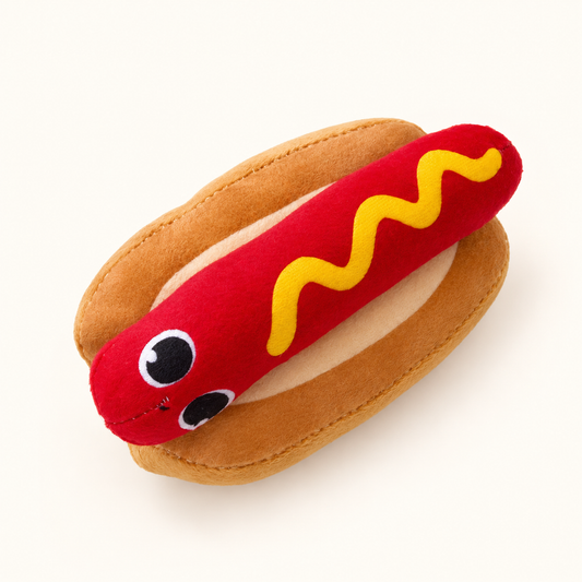 Hot Dog Snuffle Toy