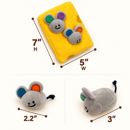 Cheesy Mouse Hide & Seek Toy