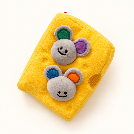 Cheesy Mouse Hide & Seek Toy